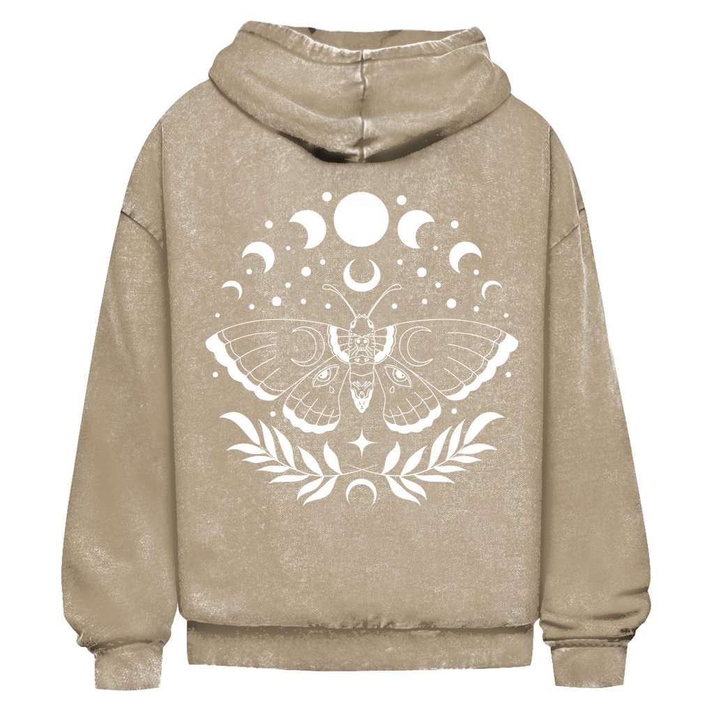 Oversize Washed Unisex Hoodie Mondmotte