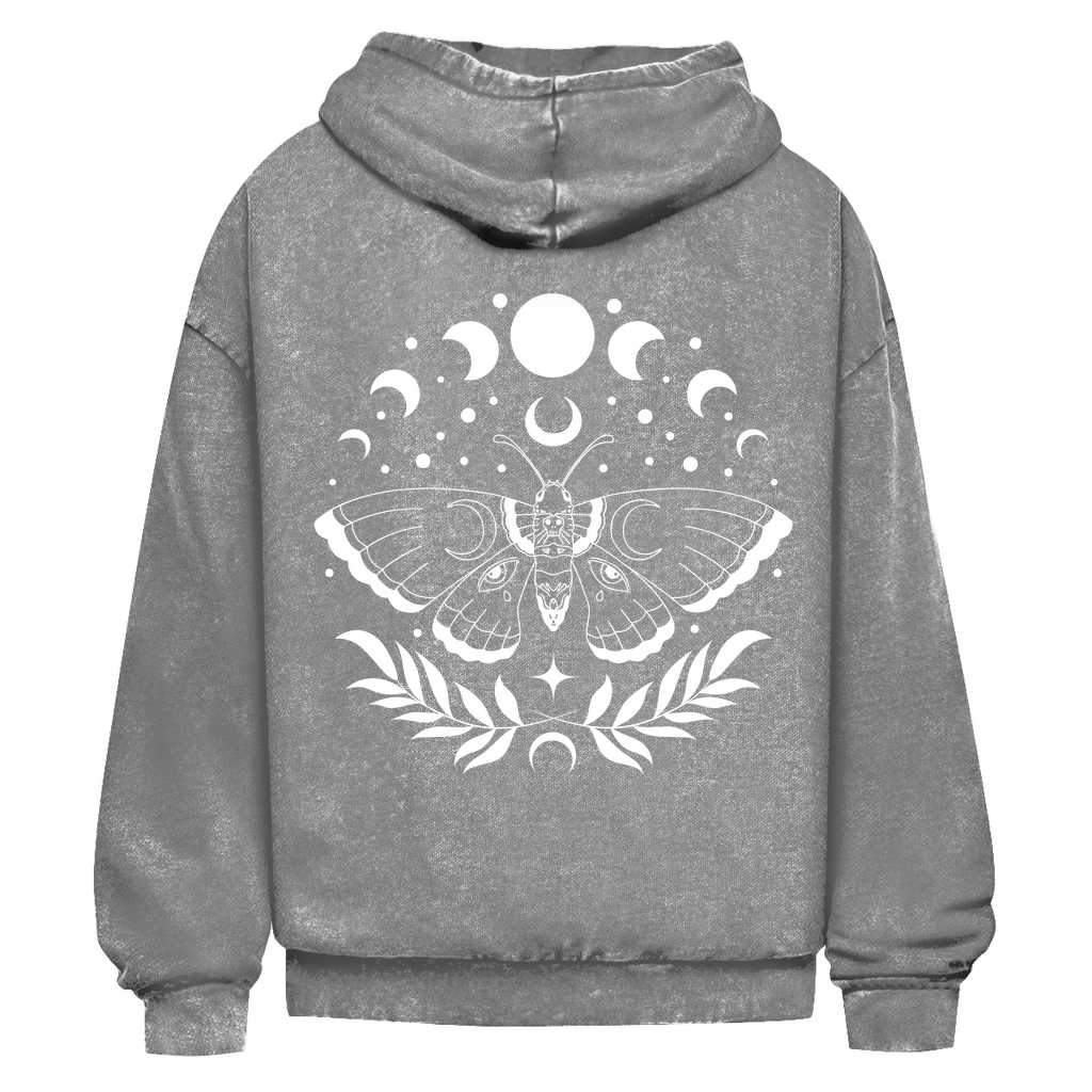 Oversize Washed Unisex Hoodie Mondmotte