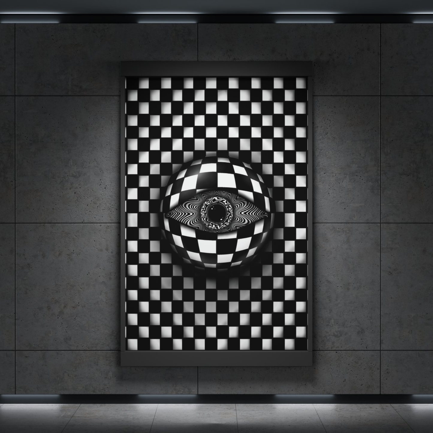 PsyEye B&W Edition Poster