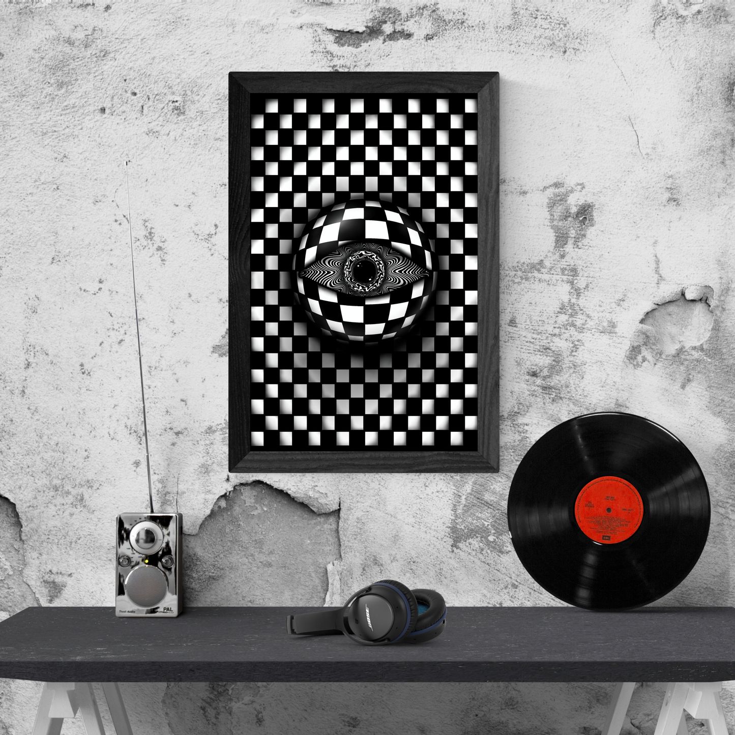 PsyEye B&W Edition Poster