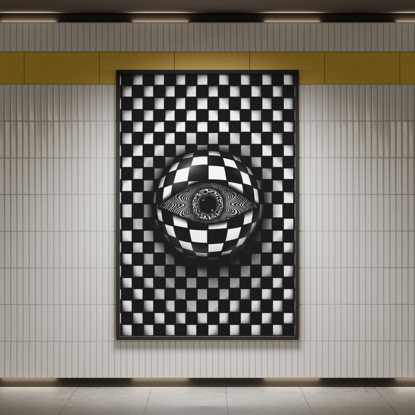 PsyEye B&W Edition Poster