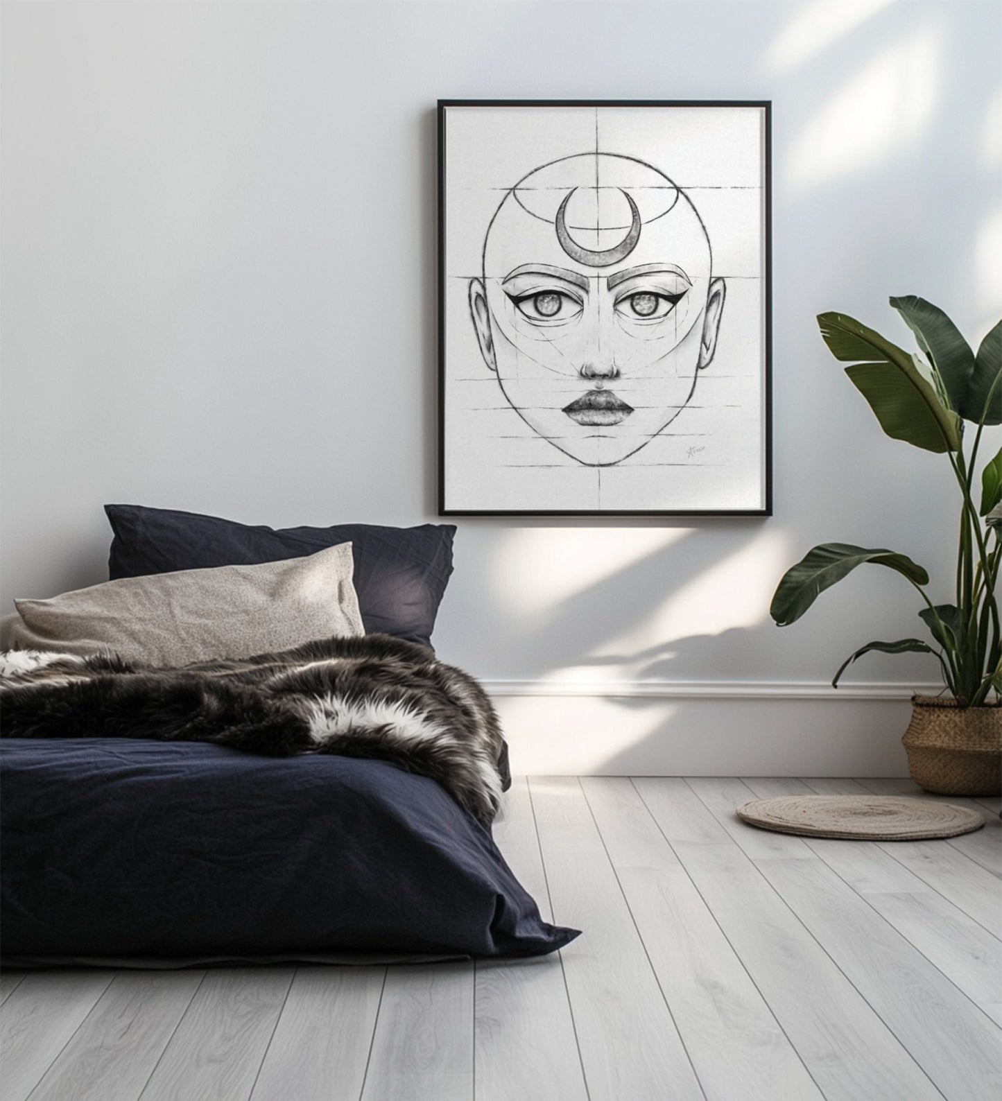 Sketchbook Skizze #1 Head Poster
