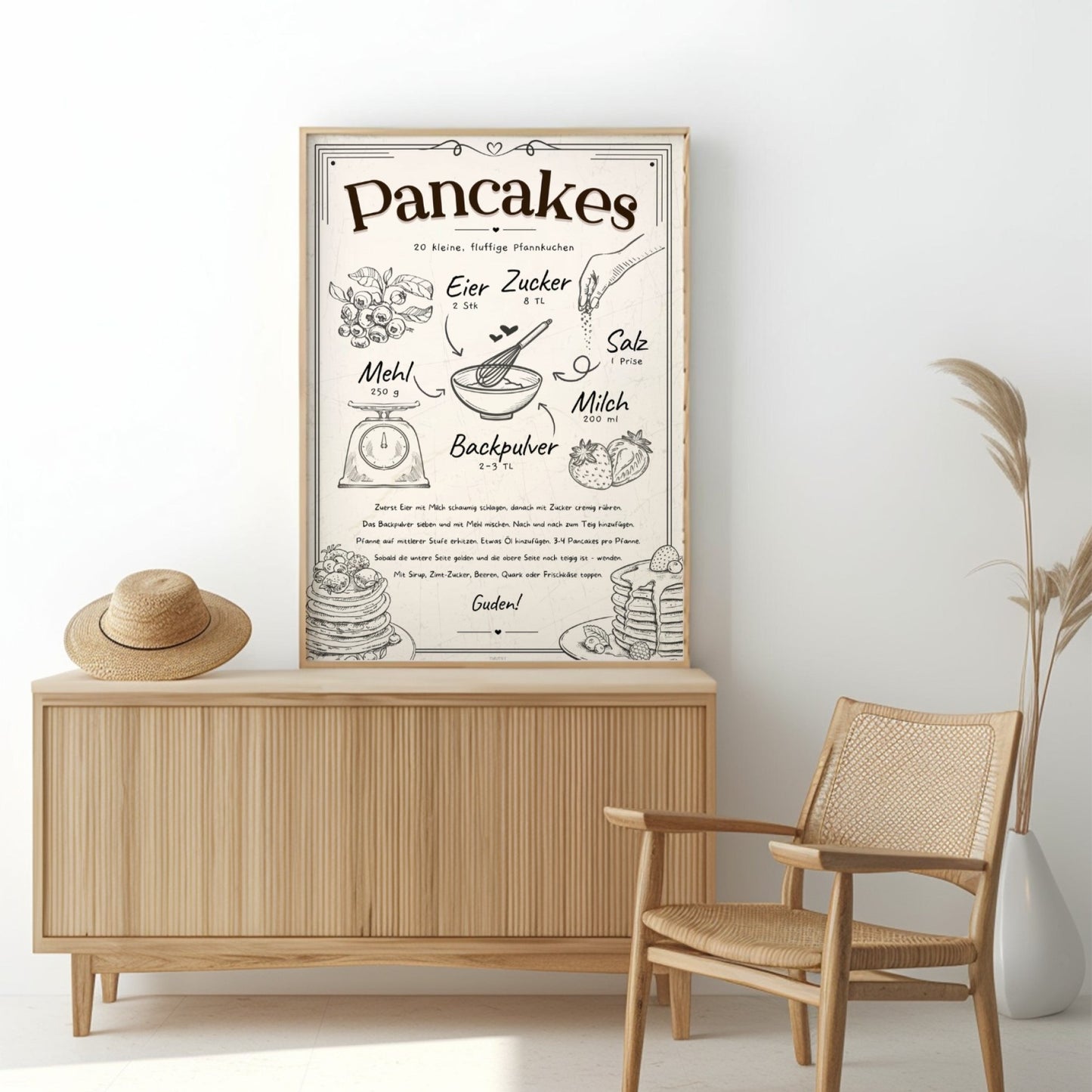 Pancakes Rezept Poster