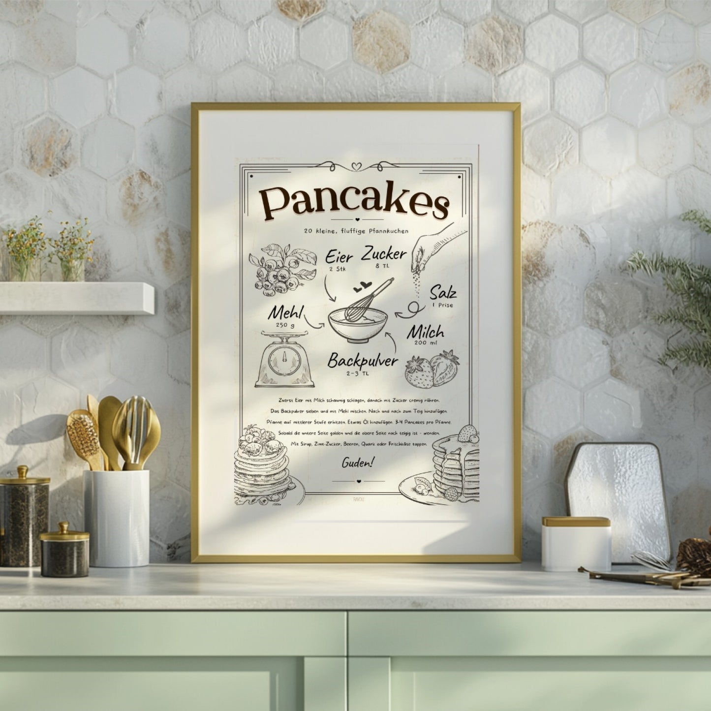 Pancakes Rezept Poster