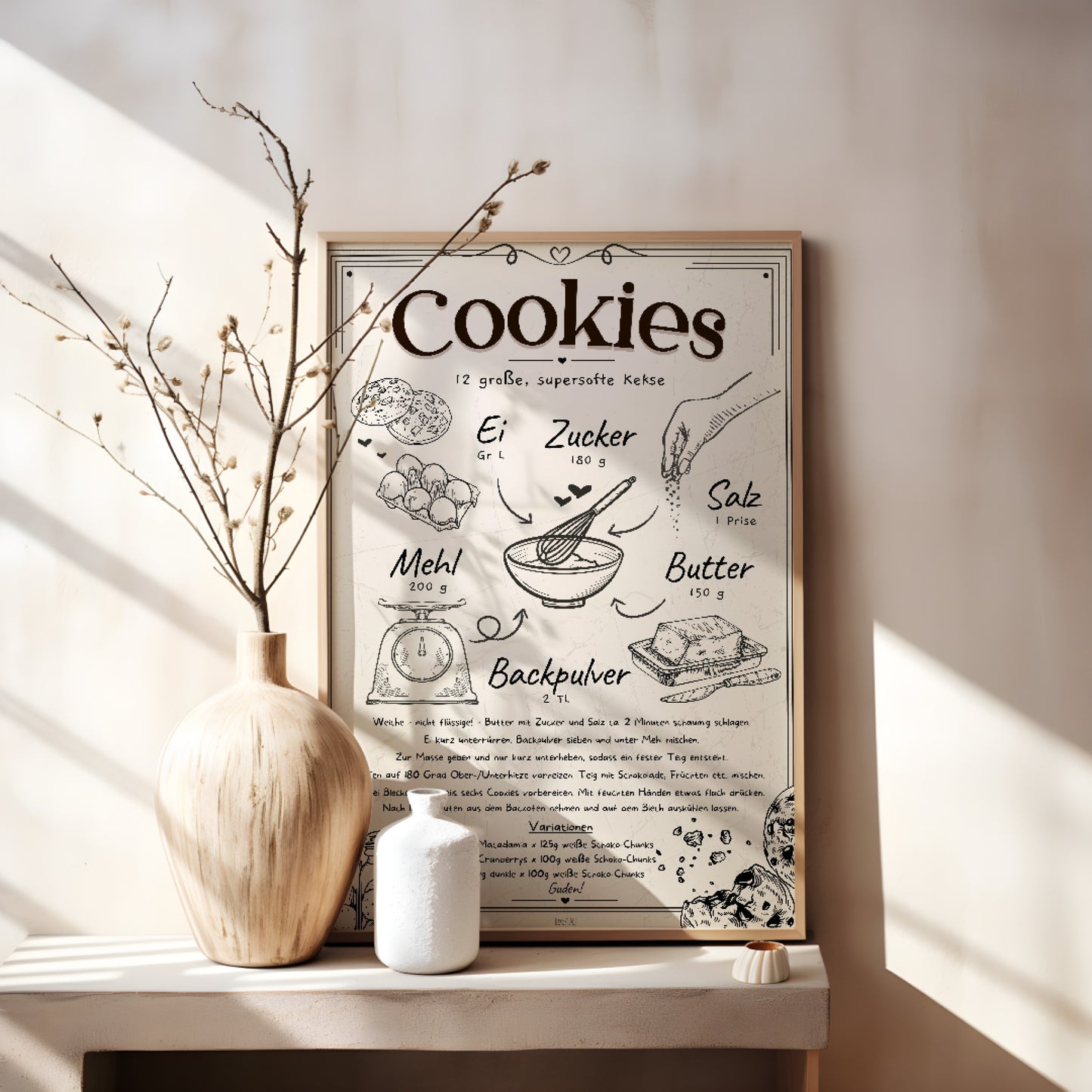 Cookies Rezept Poster