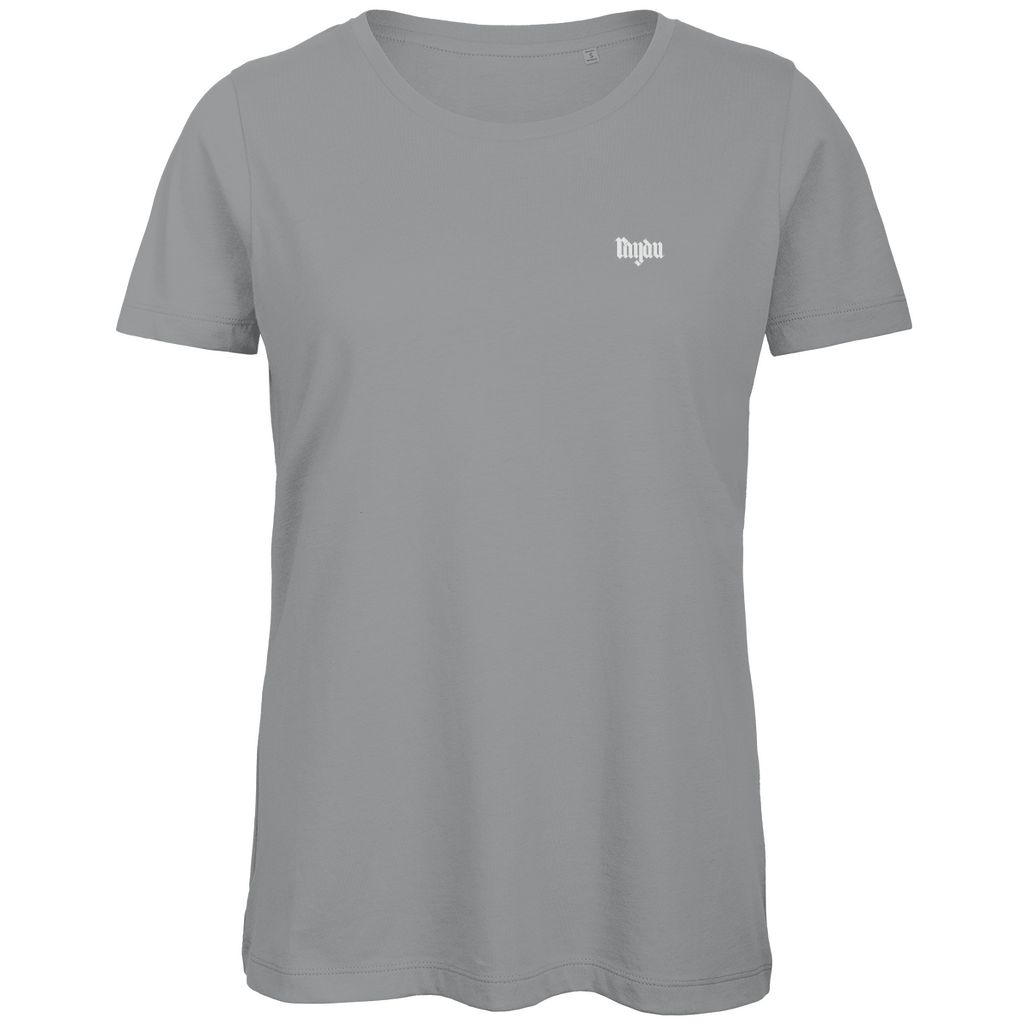 Merch Damen Premium Bio T-Shirt Raydu Logo schwarz