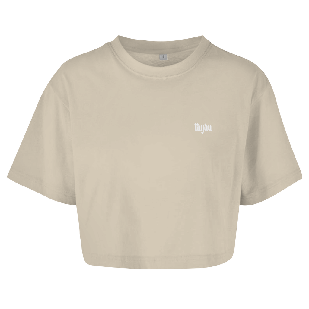 Damen Oversize Crop Top raydu