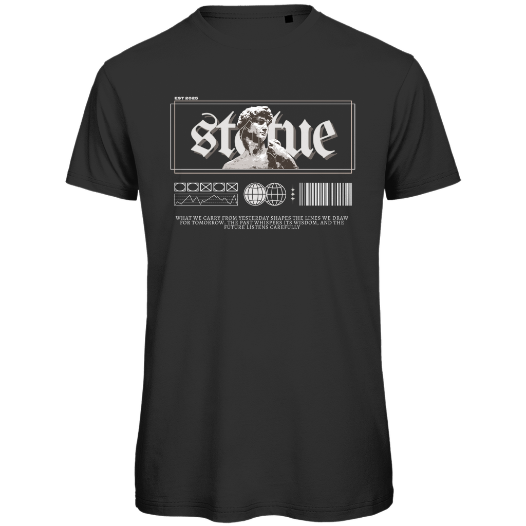 Herren Premium Bio T-Shirt Statue Horizon