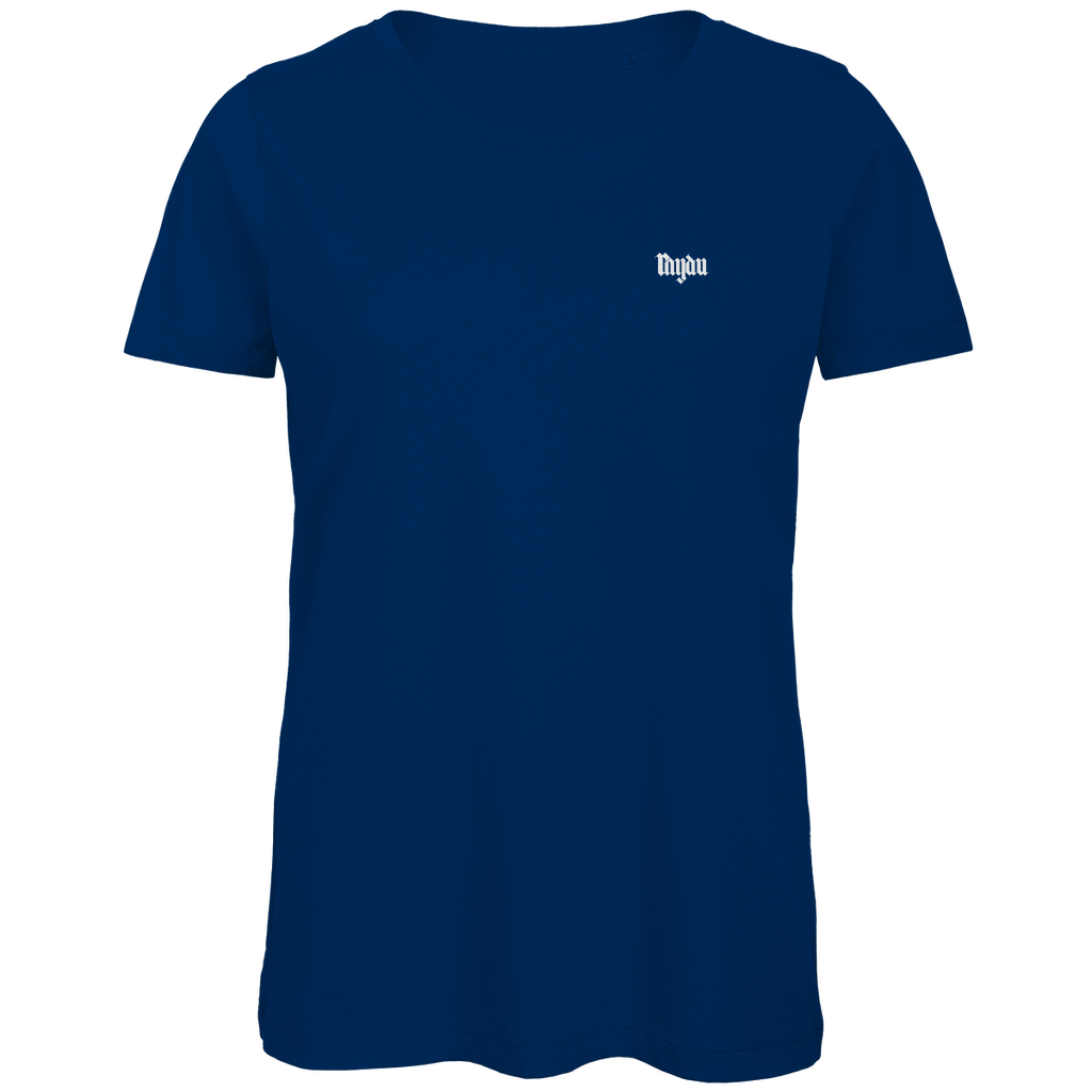 Merch Damen Premium Bio T-Shirt Raydu Logo schwarz