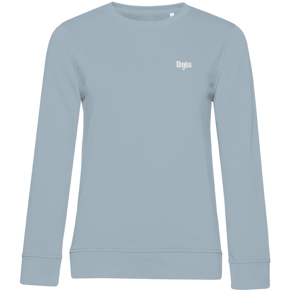 Merch Damen Premium Bio Sweatshirt Raydu Logo schwarz