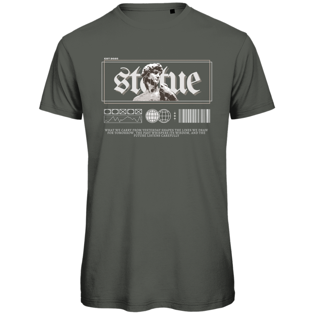 Herren Premium Bio T-Shirt Statue Horizon