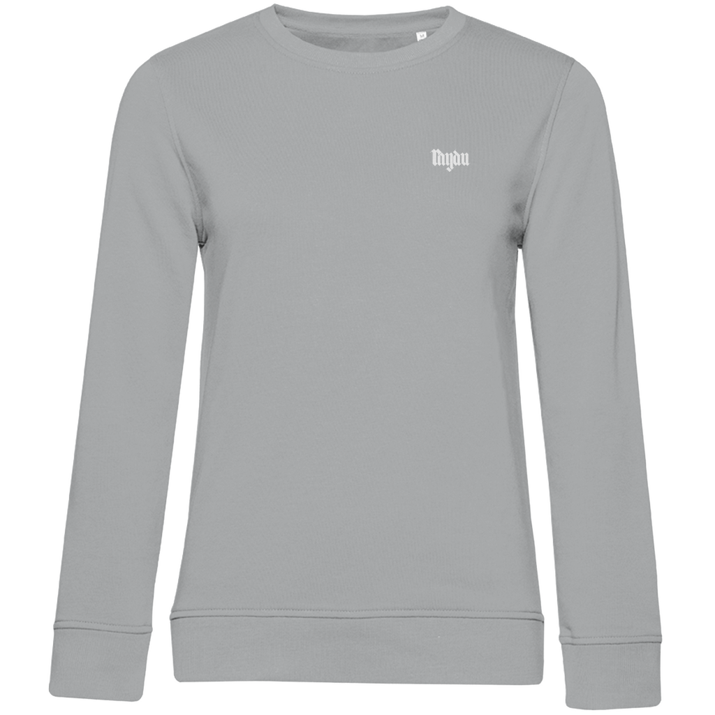 Merch Damen Premium Bio Sweatshirt Raydu Logo schwarz
