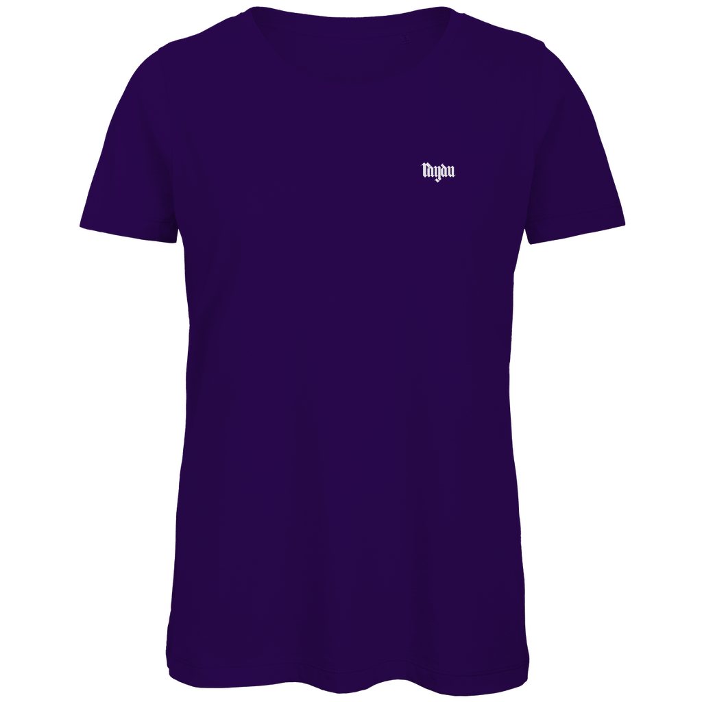 Merch Damen Premium Bio T-Shirt Raydu Logo schwarz