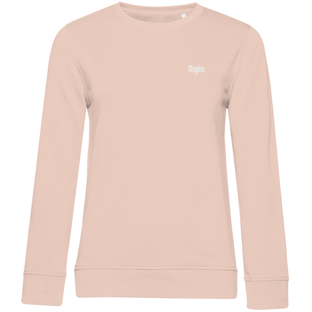 Merch Damen Premium Bio Sweatshirt Raydu Logo schwarz