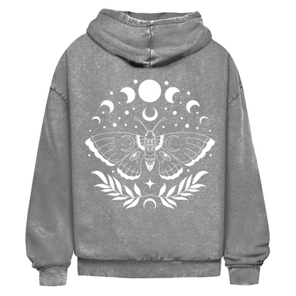 Oversize Washed Unisex Hoodie Mondmotte