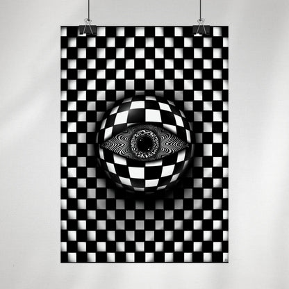 PsyEye B&W Edition Poster