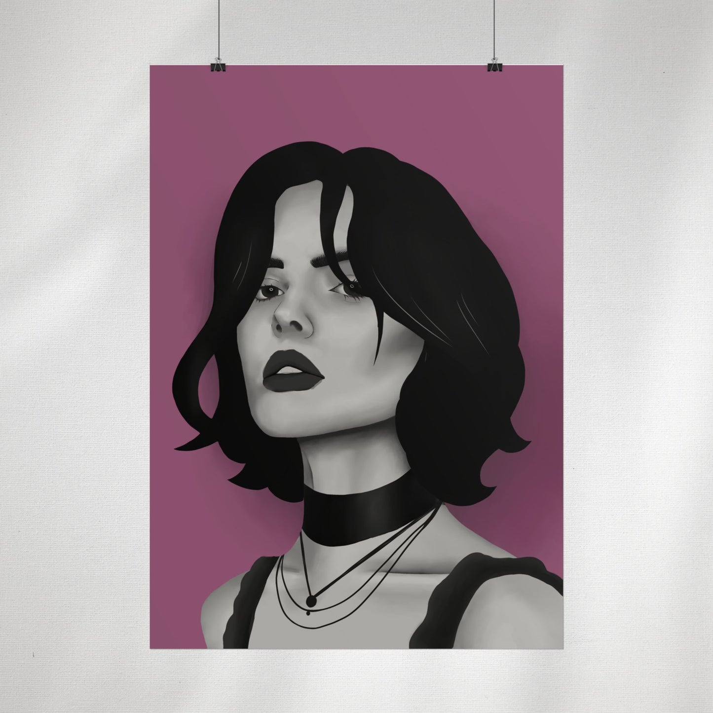 Head #2 Violett Poster