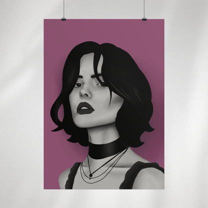 Head #2 Violett Poster