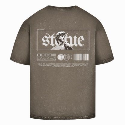 Oversize Washed Unisex T-Shirt Statue Horizon