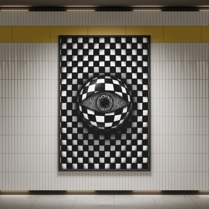 PsyEye B&W Edition Poster