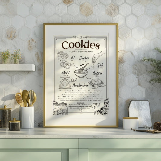 Cookies Rezept Poster