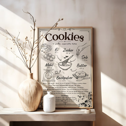 Cookies Rezept Poster