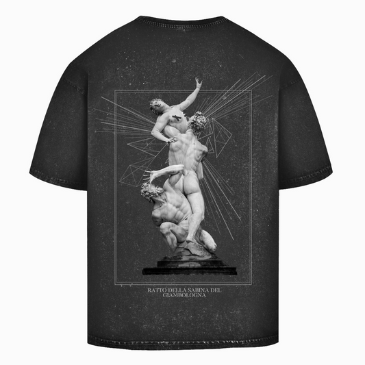 Oversize Washed Unisex T-Shirt Ratto della Sabina