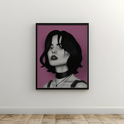 Head #2 Violett Poster