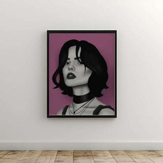 Head #2 Violett Poster