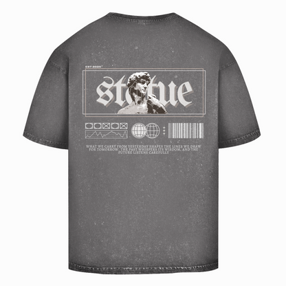 Oversize Washed Unisex T-Shirt Statue Horizon