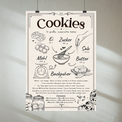 Cookies Rezept Poster