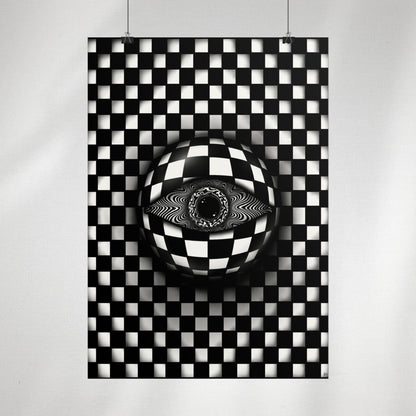PsyEye B&W Edition Poster