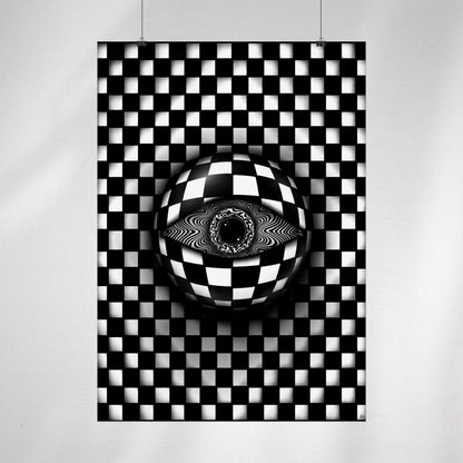 PsyEye B&W Edition Poster