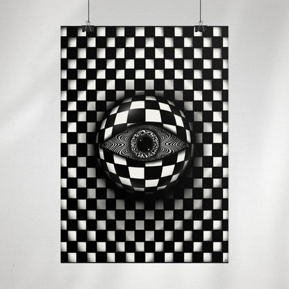 PsyEye B&W Edition Poster