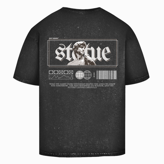 Oversize Washed Unisex T-Shirt Statue Horizon