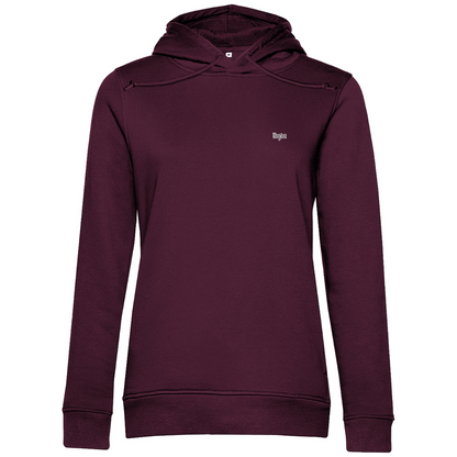Damen Hoodie Bio-Baumwolle Daily Coffee Skelett