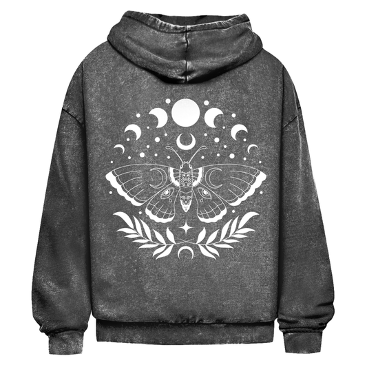Oversize Washed Unisex Hoodie Mondmotte